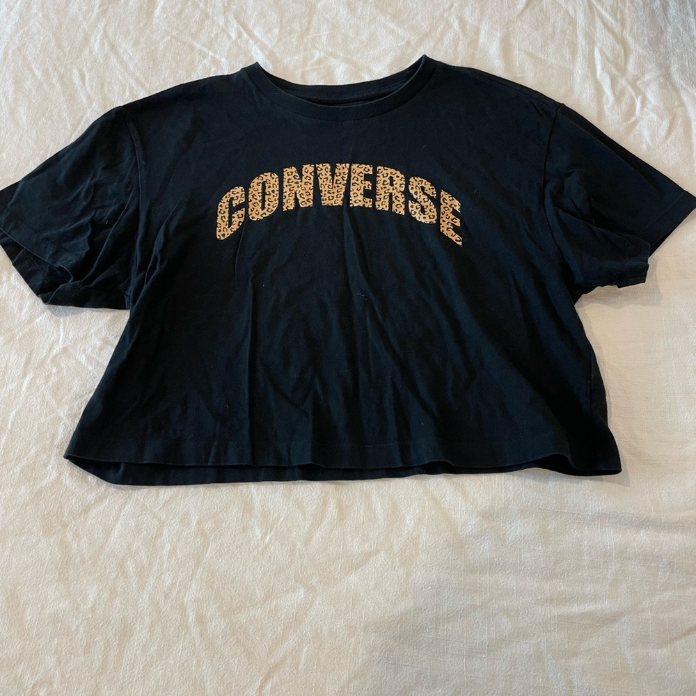 Converse crop top